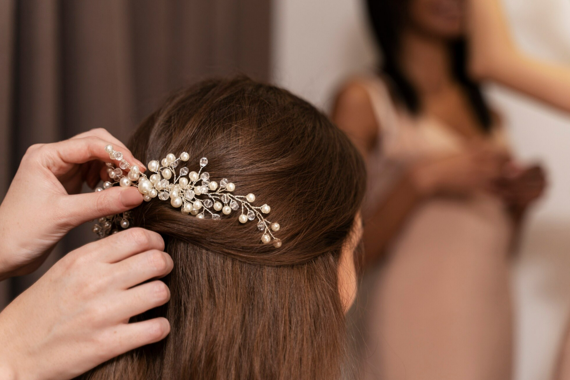 niña pelo largo peinado comunion salon paquita